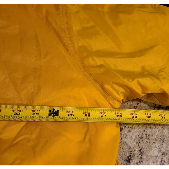 Vintage Nike Yellow Black Fleece Lined Jacket Coat Nylon Polyester XXL - Picture 11 of 12